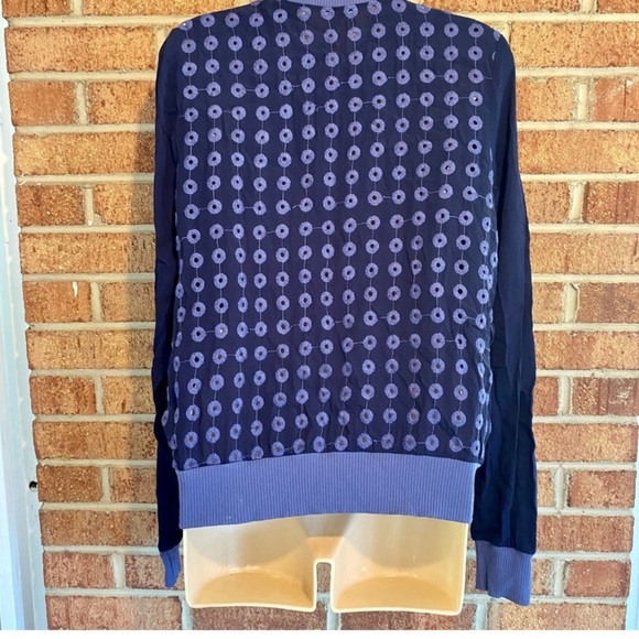 Anthropologie Amadi Eyelet Bomber Jacket Small. B1 - Picture 6 of 9